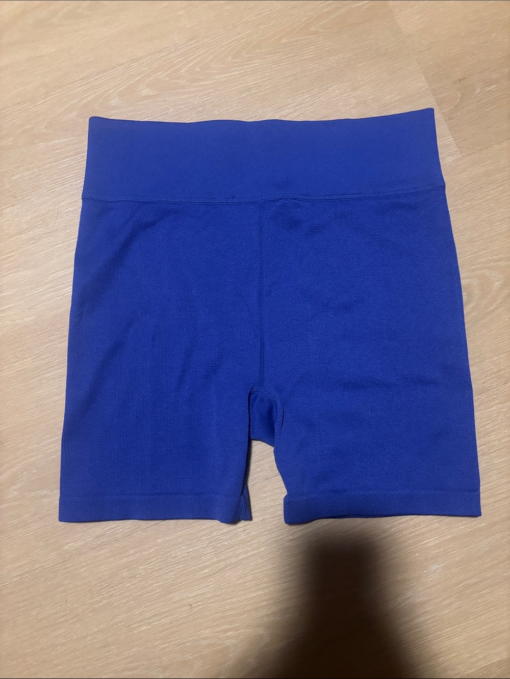 Love & Sports High Waist Blue Bike Shorts size Large (12-14)